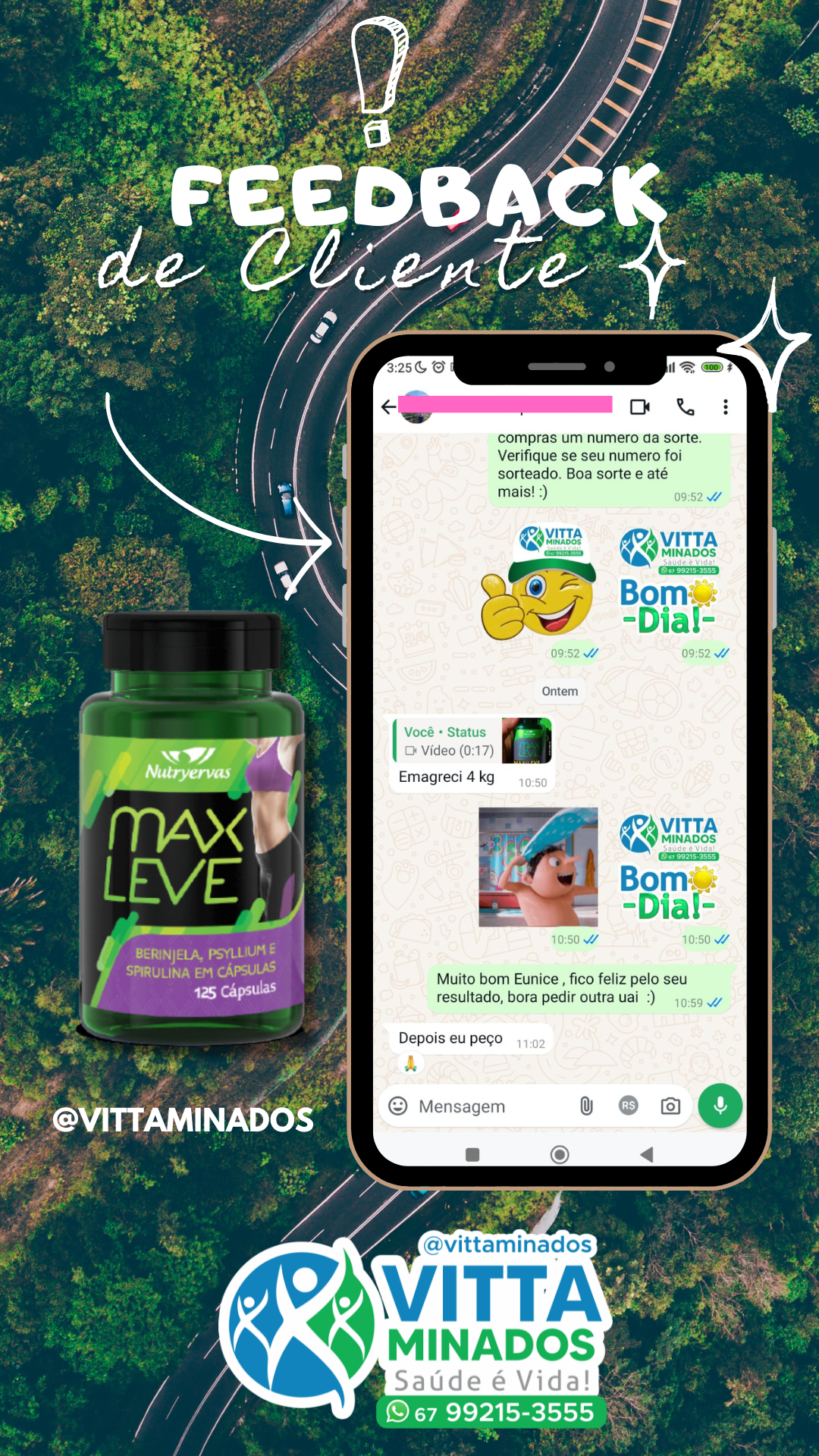 Max leve - Composto emagrecedor 125 Cápsulas. - Imagem 9